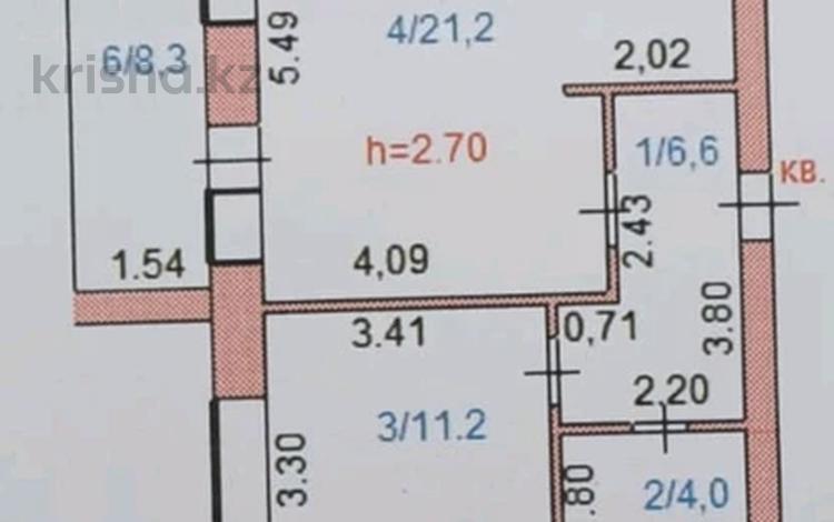 2-бөлмелі пәтер · 57 м² · 3/9 қабат, Бокейхана — Акана сері-Женіс, бағасы: 28.5 млн ₸ в Кокшетау — фото 9