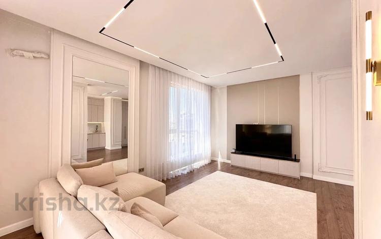 3-комнатная квартира · 95.5 м² · 21/22 этаж, Туран 39а за 111 млн ₸ в Астане, Нура р-н — фото 2