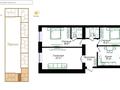 3-комнатная квартира · 93.09 м² · 4/12 этаж, Татимбет 9 за ~ 47 млн ₸ в Астане, Нура р-н — фото 8
