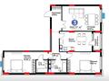 3-бөлмелі пәтер · 103 м² · 5/9 қабат, Турар Рыскулов 9, бағасы: 128 млн ₸ в Астане, Есильский р-н — фото 24