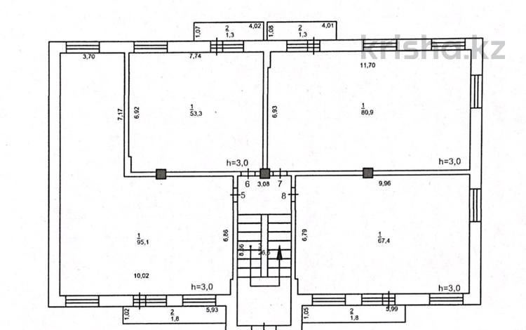 3-комнатная квартира · 81.6 м² · 1/4 этаж, Чайковского 5/2 за ~ 28.6 млн 〒 в Павлодаре — фото 3