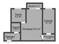2-комнатная квартира · 44.8 м² · 2/5 этаж, Кубеева 6 за 17 млн ₸ в Костанае — фото 2