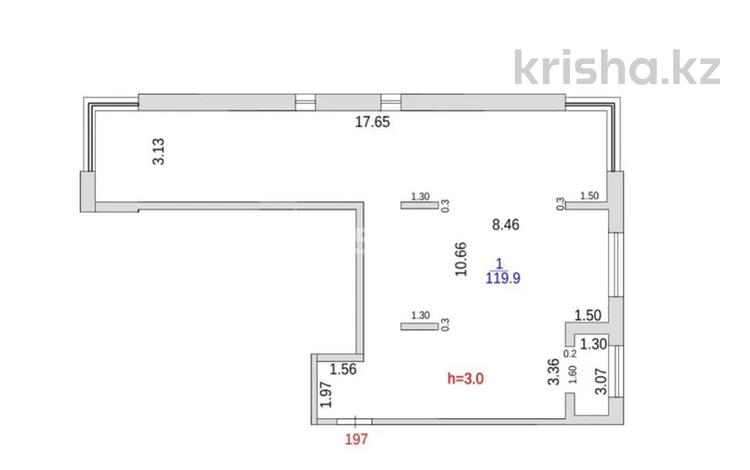 3-комнатная квартира · 119.9 м² · 14 этаж, Ержанова 63/2 — ержанова/газалиева за ~ 71.9 млн 〒 в Караганде, Казыбек би р-н — фото 11