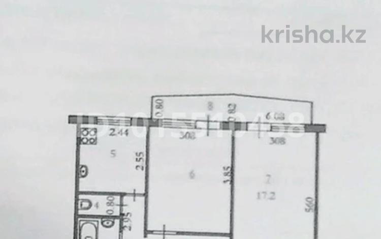 2-комнатная квартира · 50 м² · 3/5 этаж, мкр 11 52 за 19 млн ₸ в Актобе — фото 2