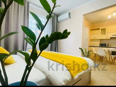 1-комнатная квартира · 40 м² · 5/12 этаж, Сатпаева 90/43 — Жк Акварель круглосуточно за 5 000 〒 в Алматы, Бостандыкский р-н