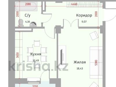 1-комнатная квартира, 48.1 м², 4/9 этаж, 10 мкр-н за 16 млн 〒 в Уральске