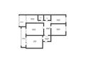 4-комнатная квартира · 129.1 м² · 6/9 этаж, Назарбаева 197 за 69.9 млн ₸ в Костанае — фото 2