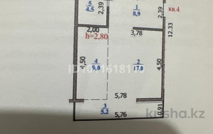 3-комнатная квартира · 64.4 м² · 1/2 этаж, мкр Жулдыз, Евразийская 52/1 — Алаша за 16 млн ₸ в Уральске — фото 2
