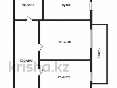 2-комнатная квартира · 56 м² · 6/6 этаж, Назарбаева — Район костанай Плаза за 24.5 млн ₸ в Костанае