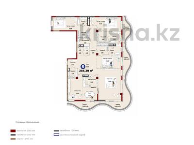 5-бөлмелі пәтер · 285.39 м² · 2/3 қабат, Саина 1а/1 — 1st by BI Luxe, бағасы: ~ 902.7 млн ₸ в Алматы