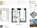 1-комнатная квартира · 38.6 м² · 9/12 этаж, Жумекен Нажимеденов за ~ 24 млн ₸ в Астане, Сарайшык р-н