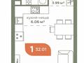1-комнатная квартира · 32 м² · 4/9 этаж, Рыскулова 4 за 25 млн ₸ в Алматы, Алатауский р-н — фото 12
