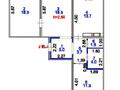 3-бөлмелі пәтер · 78 м² · 16/17 қабат, Хусейн бен Талал 41/1, бағасы: 59 млн ₸ в Астане, Есильский р-н — фото 9