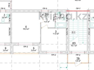1-бөлмелі пәтер · 41.1 м² · 5/5 қабат, 3-й мкр 68, бағасы: 7 млн ₸ в Актау