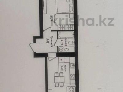 2-бөлмелі пәтер · 47.47 м² · 9/12 қабат, Улы Дала 38а, бағасы: 30.5 млн ₸ в Астане