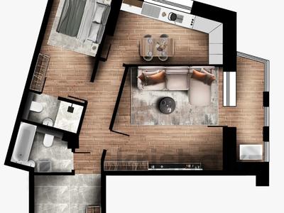 2-комнатная квартира · 72.4 м² · 4/4 этаж, Кизатова за ~ 28.2 млн ₸ в Петропавловске