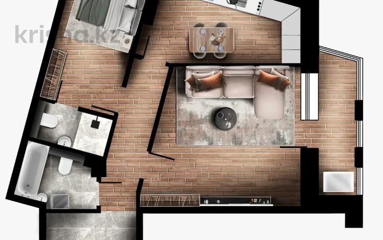 2-комнатная квартира · 72.4 м² · 4/4 этаж, Кизатова за ~ 28.2 млн ₸ в Петропавловске — фото 2