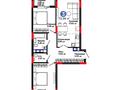 3-бөлмелі пәтер · 73 м² · 5/9 қабат, Е-321 6/2, бағасы: 44 млн ₸ в Астане, Есильский р-н — фото 4