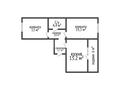 2-комнатная квартира · 65.2 м² · 5/9 этаж, Зеленая 25\1 за 38 млн ₸ в Костанае — фото 10