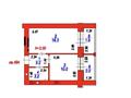1-бөлмелі пәтер · 37 м² · 11/12 қабат, ​Улица Шамши Калдаяков, 46 46, бағасы: 17.5 млн ₸ в Астане, Сарайшык р-н — фото 3