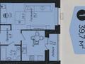 1-бөлмелі пәтер · 39.7 м² · 3/12 қабат, Улы дала 40 — Казыбек би, бағасы: 22.1 млн ₸ в Астане, Нура р-н — фото 3