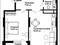 2-бөлмелі пәтер · 55.8 м² · 21/22 қабат, Сығанақ 24, бағасы: 45 млн ₸ в Астане, Нура р-н — фото 14