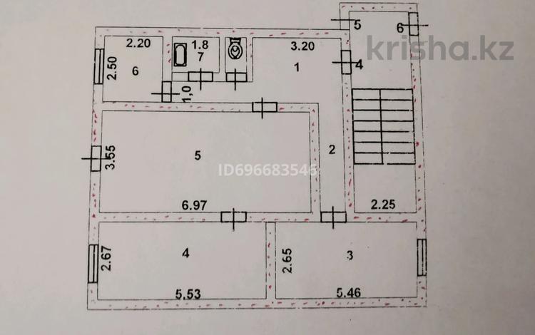 3-бөлмелі пәтер · 80 м² · 2/2 қабат, Логинова 51, бағасы: 12 млн ₸ в Кентау — фото 2