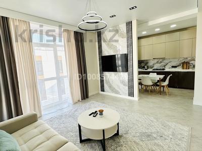 2-бөлмелі пәтер · 77.4 м² · 3/3 қабат, Мкрн. Нурлытау 932, бағасы: 66 млн 〒 в Алматы, Бостандыкский р-н