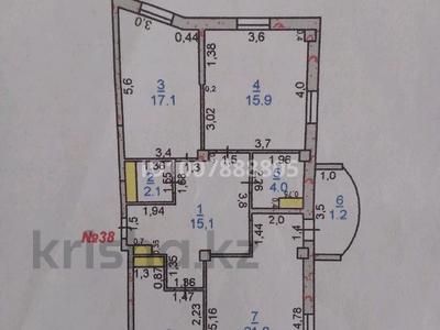 3-бөлмелі пәтер · 88.5 м² · 1/12 қабат, 11 көше 35/1 — Обласной акимат, бағасы: 33 млн 〒 в Туркестане