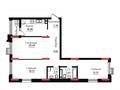3-бөлмелі пәтер · 81.6 м² · 7/9 қабат, Чингиз Айтматов 24/4 — БЕЗ КОМИССИИ / ЕСТЬ ВЫБОР / ЗВОНИТЕ, бағасы: ~ 48.1 млн ₸ в Астане, Есильский р-н