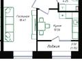 1-комнатная квартира · 40 м² · 7/12 этаж, Чингиз Айтматов 77/11 за 19.5 млн ₸ в Астане, Сарыарка р-н — фото 3