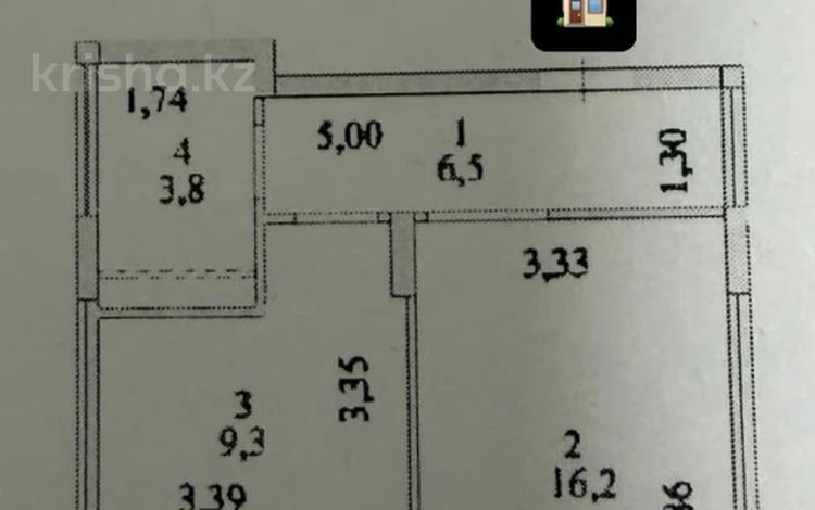 1-бөлмелі пәтер · 37.8 м² · 12/12 қабат, Казыбек би 41/1, бағасы: 23.5 млн ₸ в Астане — фото 2