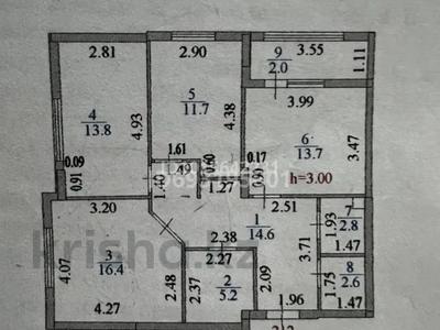 3-бөлмелі пәтер · 82 м² · 8/12 қабат, Мухамедханова 4Б, бағасы: 72 млн ₸ в Астане, Нура р-н