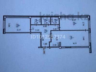 3-бөлмелі пәтер · 83.3 м² · 12/17 қабат, ауэзова 2/8, бағасы: 47 млн ₸ в Алматы, Алмалинский р-н
