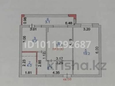 2-комнатная квартира · 57.3 м² · 13/16 этаж, Орынбор 10/4 — ул. Кабанбай батыра за 45 млн ₸ в Астане, Есильский р-н