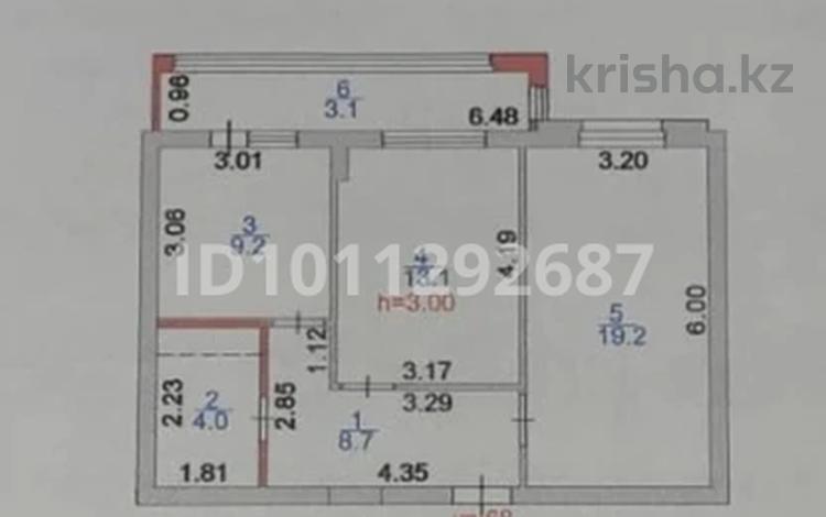 2-комнатная квартира · 57.3 м² · 13/16 этаж, Орынбор 10/4 — ул. Кабанбай батыра за 45 млн ₸ в Астане, Есильский р-н — фото 23