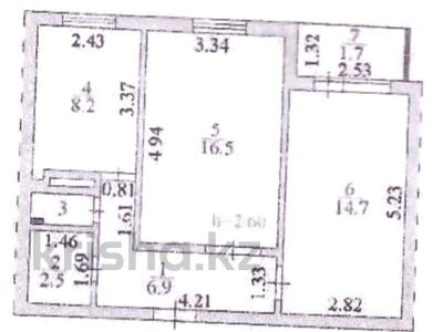 2-бөлмелі пәтер, 53 м², 3/5 қабат, А.Петрова 16 — К.Сатпаева - А.Петрова, бағасы: 19 млн 〒 в Астане, Алматы р-н