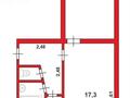 2-бөлмелі пәтер · 50 м² · 1/5 қабат, мкр Юго-Восток, Проспект Строителей 21, бағасы: 17.5 млн ₸ в Караганде, Казыбек би р-н — фото 15