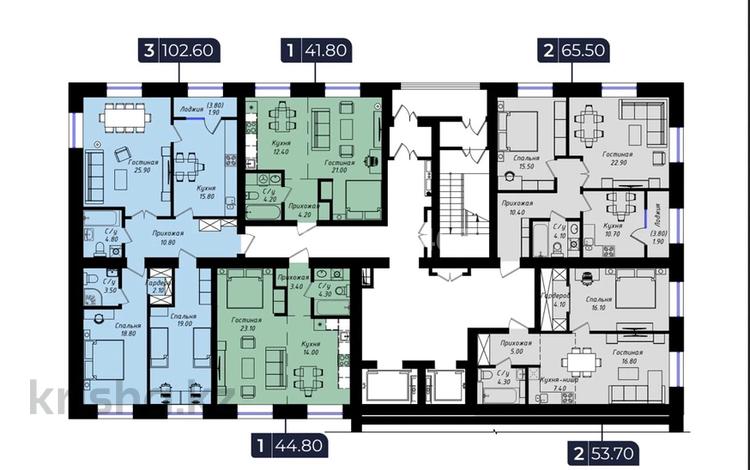 3-комнатная квартира, 102.3 м², 10/12 этаж, проспект Аль-Фараби 5 за 55 млн 〒 в Астане, Есильский р-н — фото 4