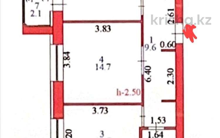 2-комнатная квартира, 54.9 м², 4/4 этаж, Е319 2А за 27.5 млн 〒 в Астане, Есильский р-н — фото 2