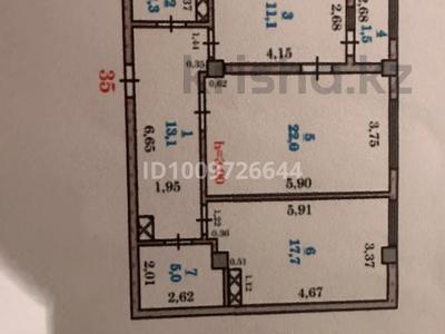 2-комнатная квартира · 73 м² · 10/12 этаж, мкр Нуртас, Жилмассив Нурсат 134 за 36 млн ₸ в Шымкенте, Каратауский р-н