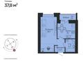 1-комнатная квартира · 38 м² · 3/12 этаж, Пересечение пр. Улы-дала и Е 77 — Пересечение ул Казыбек Би и Е75,E77 (рядом с пересечением улиц Туран и Улы дала) дом 40 за 22 млн ₸ в Астане, Нура р-н — фото 2