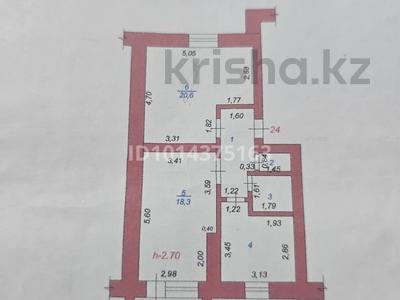 2-бөлмелі пәтер · 60 м² · 3/5 қабат, Лев берег 6, бағасы: 20 млн ₸ в 