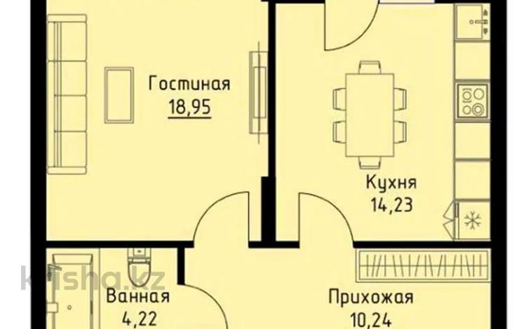 1-комнатная квартира · 49.41 м² · 6/8 этаж, Сатпаева 13Б за 24 млн ₸ в Усть-Каменогорске — фото 2