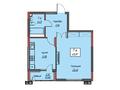 1-комнатная квартира · 48.81 м², Ахмет Байтурсынулы 16/1 за ~ 23.3 млн ₸ в Астане, Сарайшык р-н — фото 3
