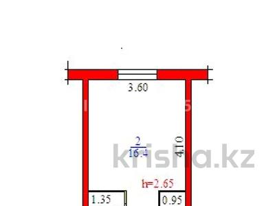 1-комнатная квартира · 19.6 м² · 3/3 этаж, мкр Алатау (ИЯФ), Каипова 1 за 11 млн 〒 в Алматы, Медеуский р-н