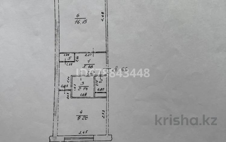 1-комнатная квартира, 44 м², 1/5 этаж, 10 мкр 11 за 13.5 млн 〒 в Аксае — фото 3