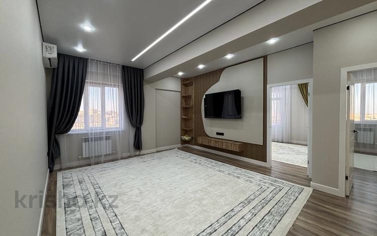 3-бөлмелі пәтер · 100 м² · 10/12 қабат, 12-ш/а. 36/2 — Актау Тауэрс, бағасы: 35.5 млн ₸ в 12-й мкр — фото 2