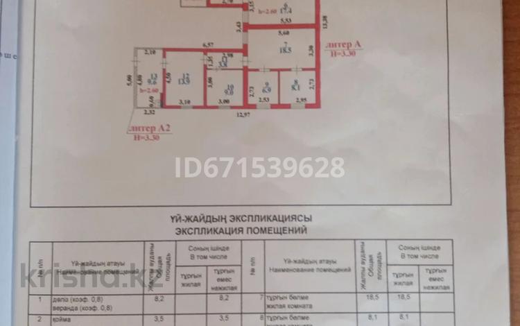 Отдельный дом • 9 комнат • 120 м² • 16 сот., Рыскулова 4/3 за ~ 36 млн 〒 в Кыргауылдах — фото 2