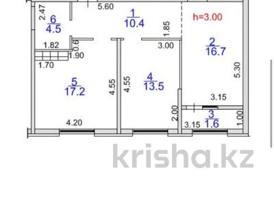 2-комнатная квартира · 64 м² · 8/12 этаж, ул. Фадеева, 38г за 40.5 млн ₸ в Алматы, Алатауский р-н
